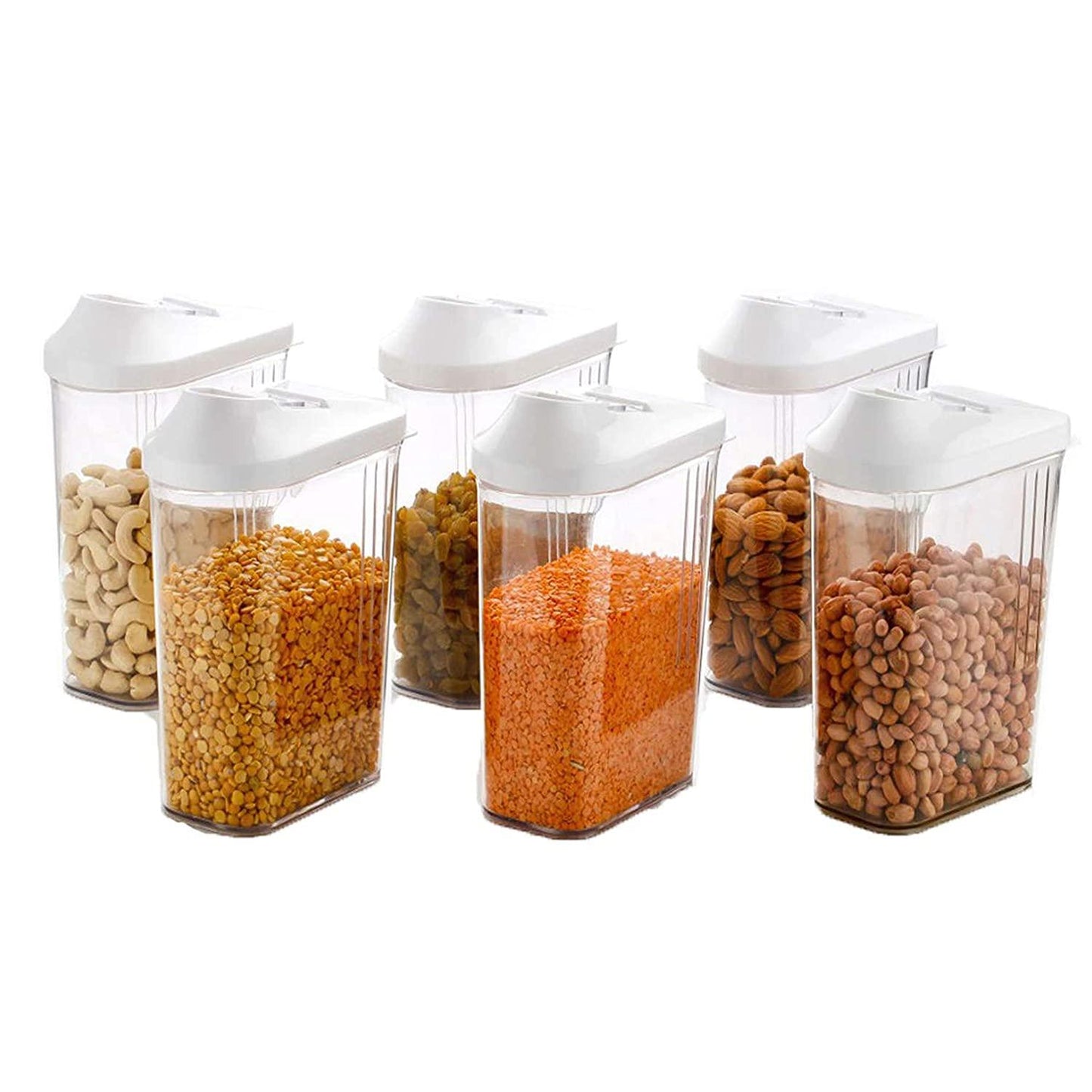 Plastic Dispenser Container (Pack of 6)