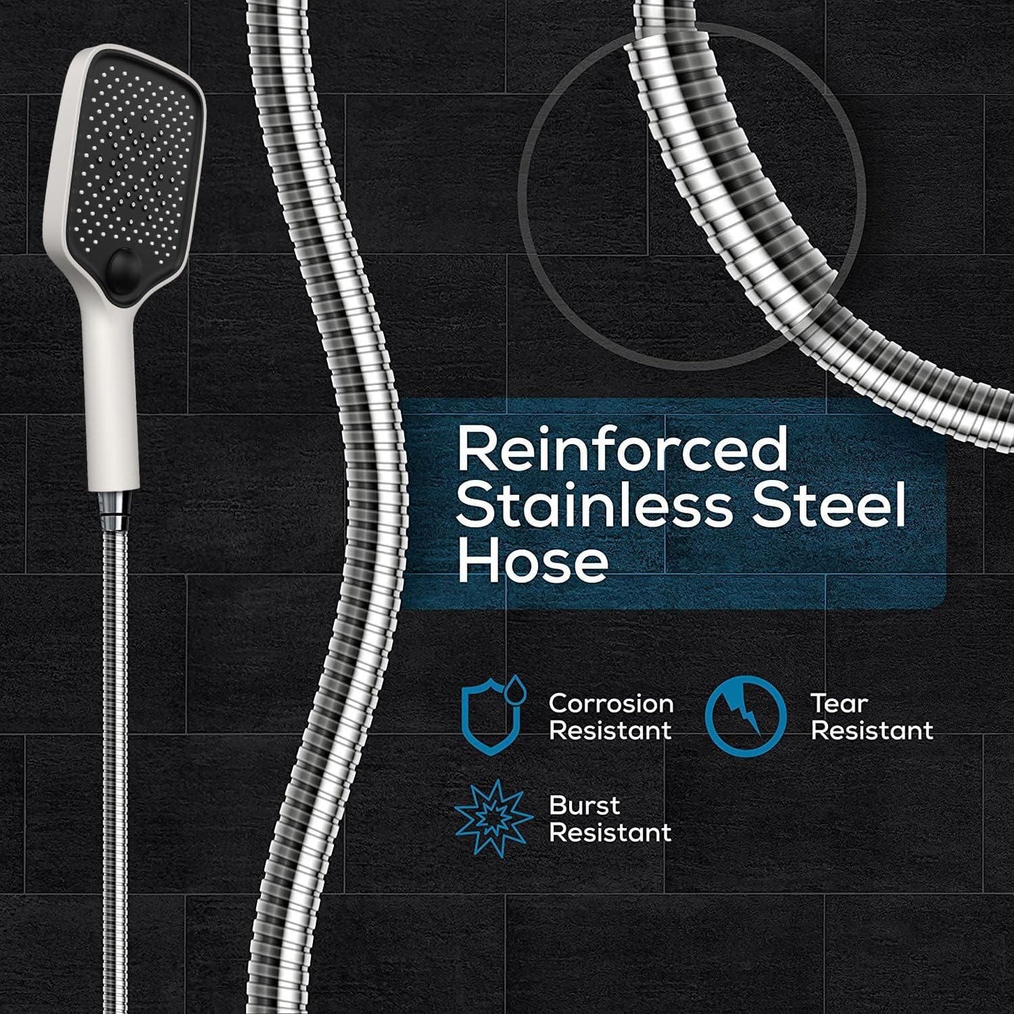 Square Hand Shower for Bathroom