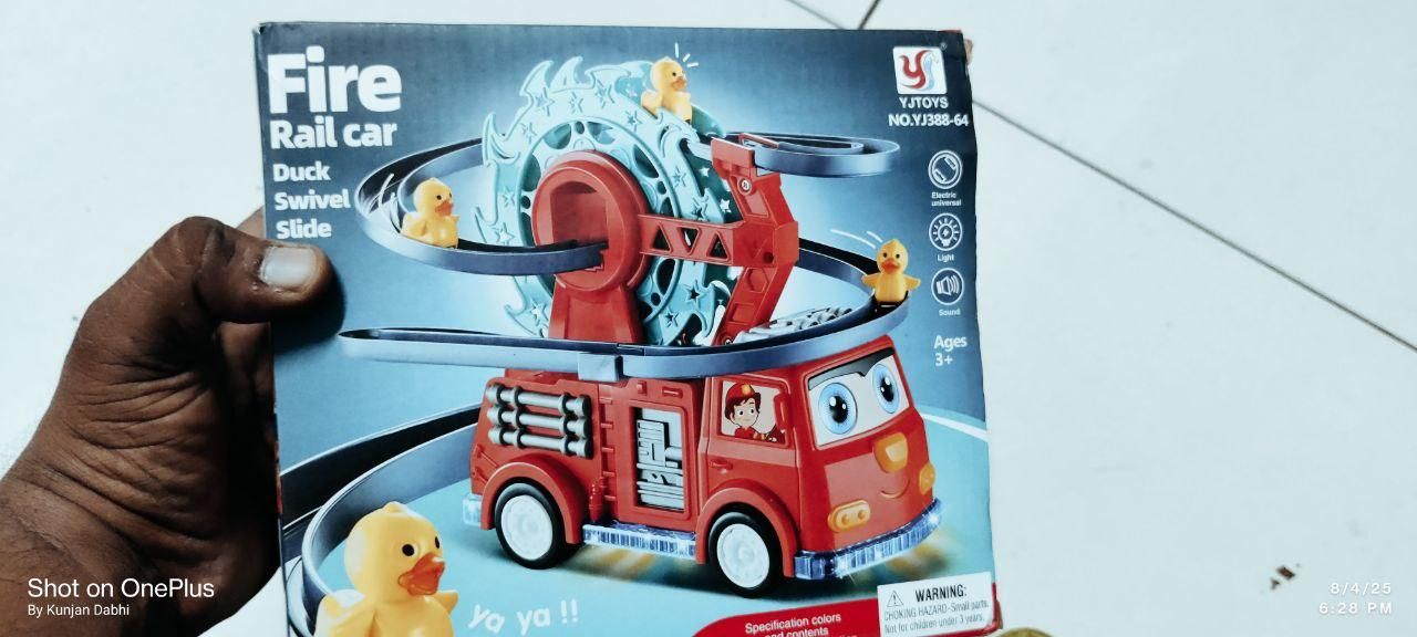 Fire Truck with Climbing Duck & Sound