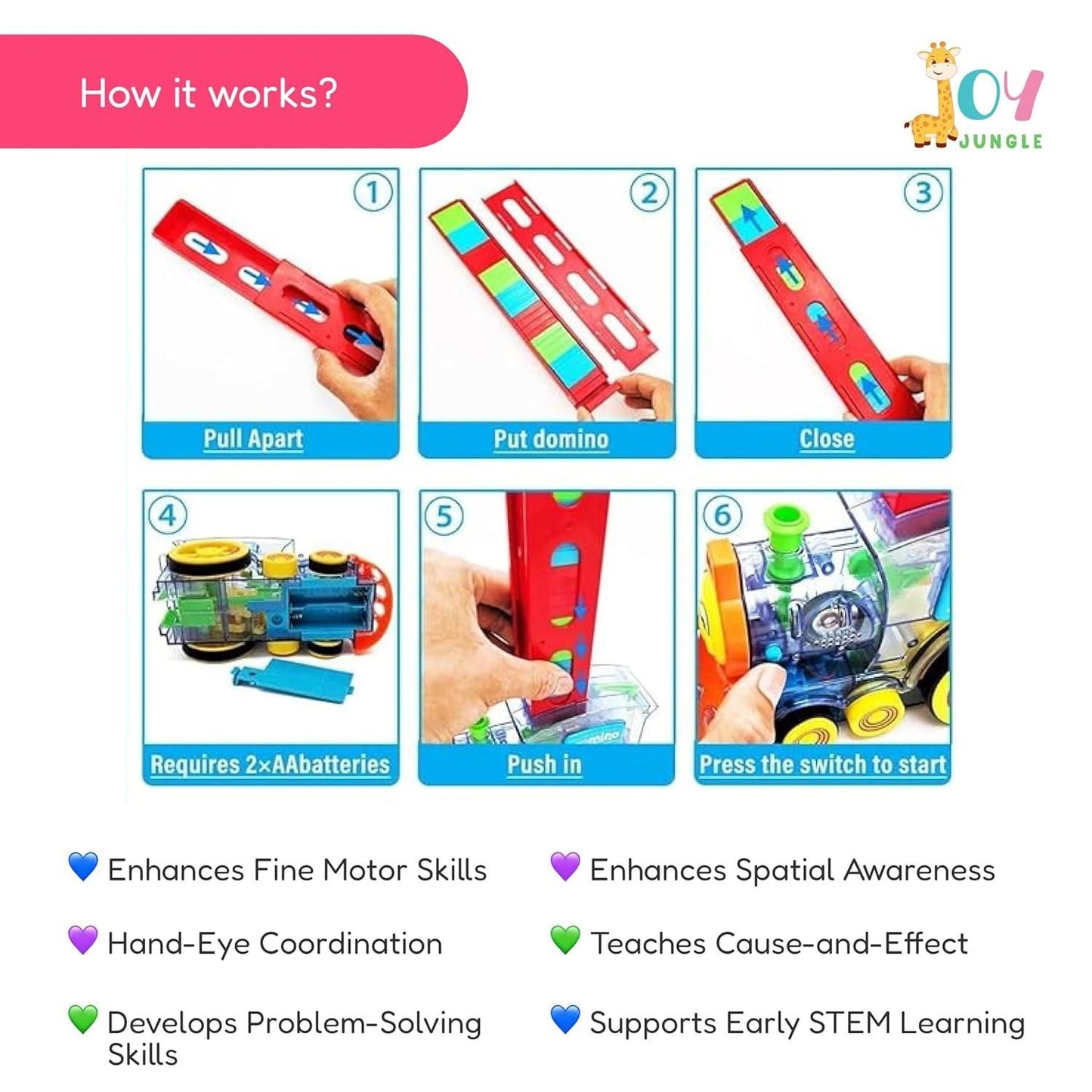 Toy Train Domino Set With Sound