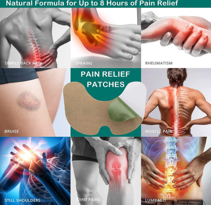 Herbal Pain Relief Knee Patches by (10 Patches)