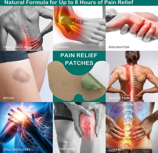 Herbal Pain Relief Knee Patches by (10 Patches)