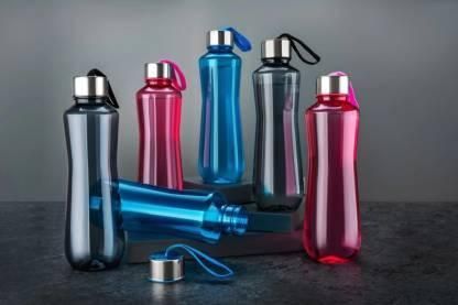 Heavy Round Transparent Bottle (Pack of 3)