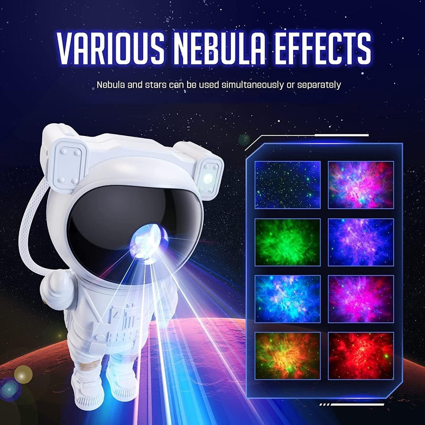 Remote Controlled Astronaut Galaxy Projector