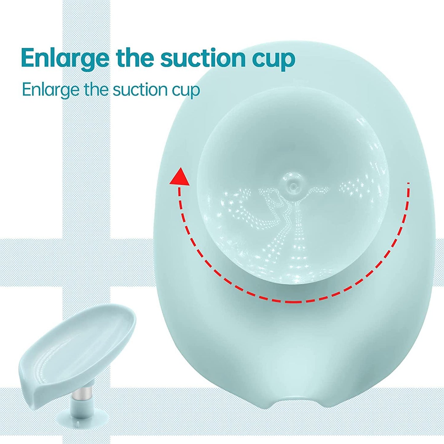 Leaf Shape Soap Holder With Suction Cup