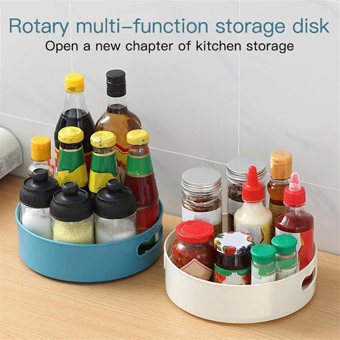 Multi-Purpose 360° Rotating Organizer Tray