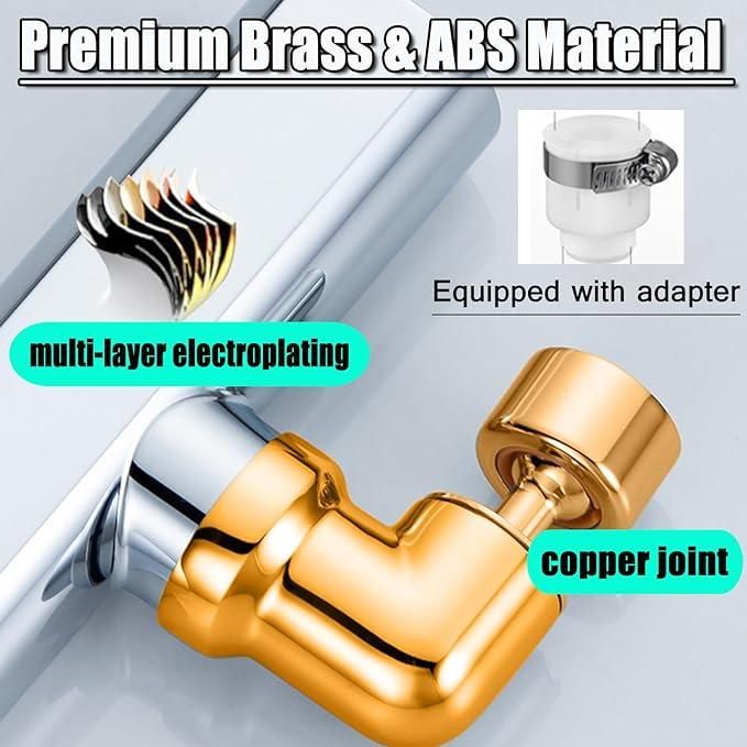 3-in-1 360° Waterfall Faucet Sprayer (with Adapter)