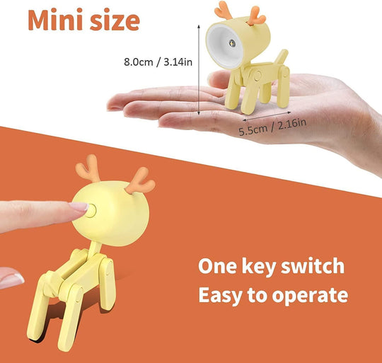 Mini LED Dog Desk Lamp