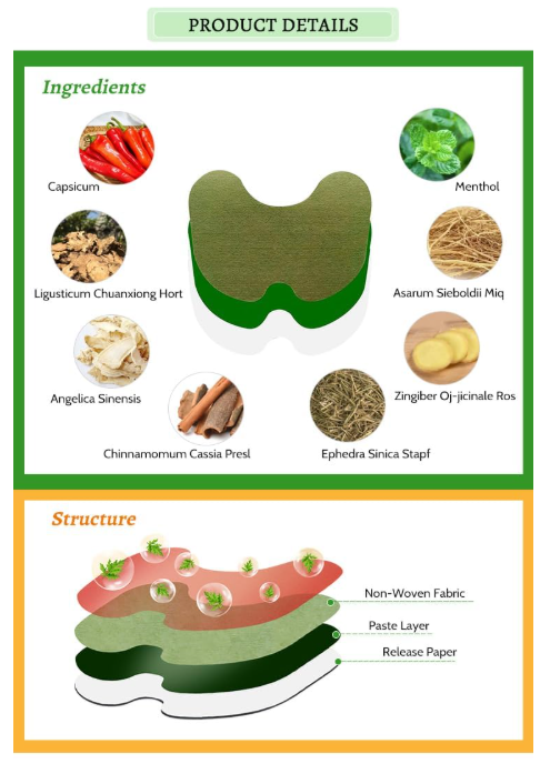 Herbal Pain Relief Knee Patches by (10 Patches)