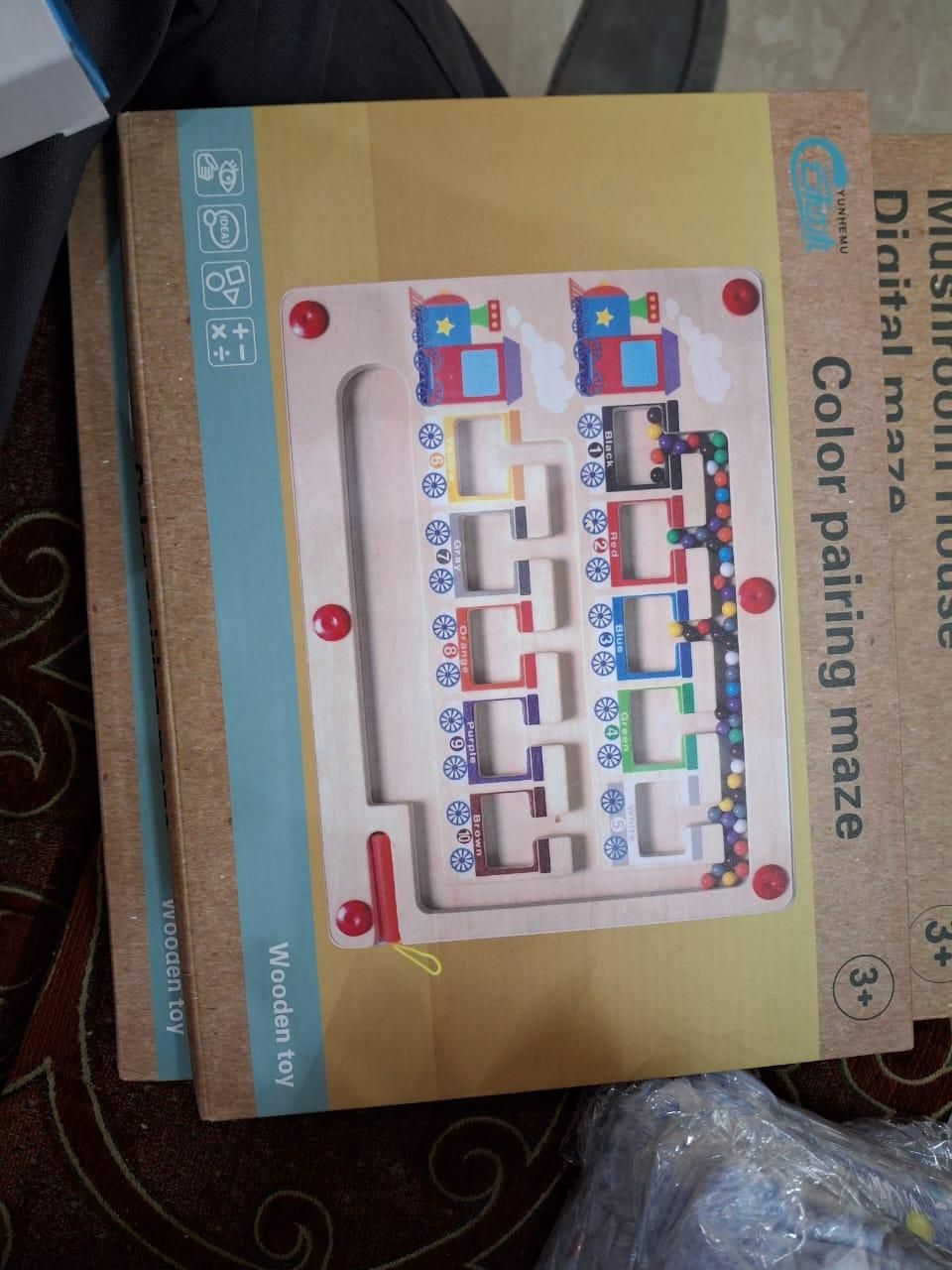 Magnetic Color & Number Maze Montessori