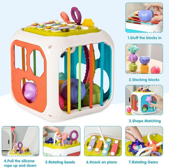 Montessori 7 in 1 Baby Sensory Toy