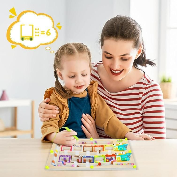 Magnetic Color & Number Maze Montessori