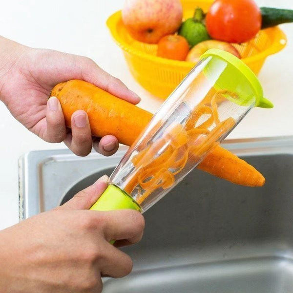 Kitchen Peeler With Storage Container