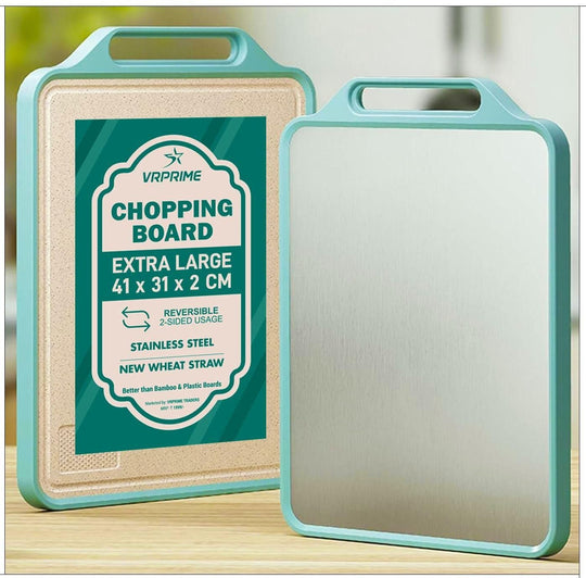 Hygienic Steel Chopping Board (Non-Slip)