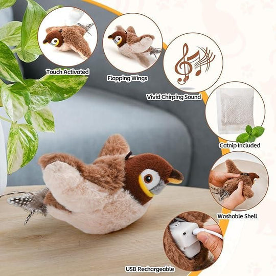 Automatic Chirping Bird Toy