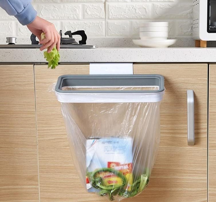 Clip-On Trash Bag Holder