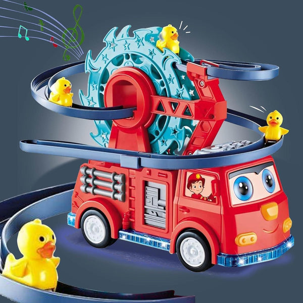 Fire Truck with Climbing Duck & Sound