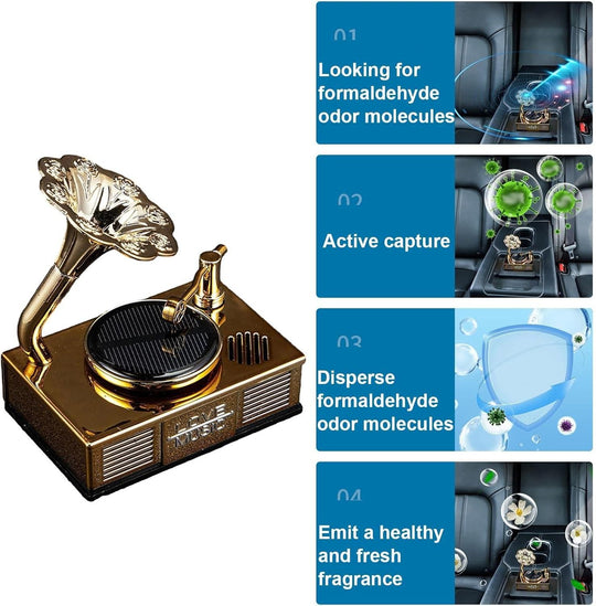 Car Vintage Phonograph With Fragrance