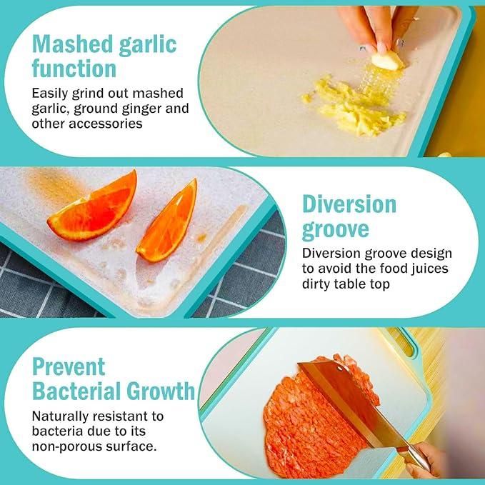Hygienic Steel Chopping Board (Non-Slip)