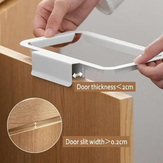 Clip-On Trash Bag Holder