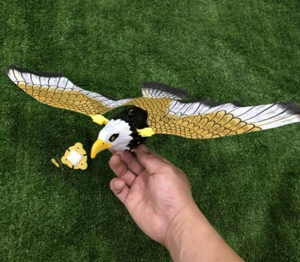 Realistic Flying Eagle Bird With Spread Wings