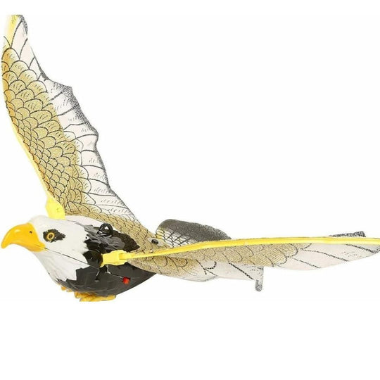 Realistic Flying Eagle Bird With Spread Wings