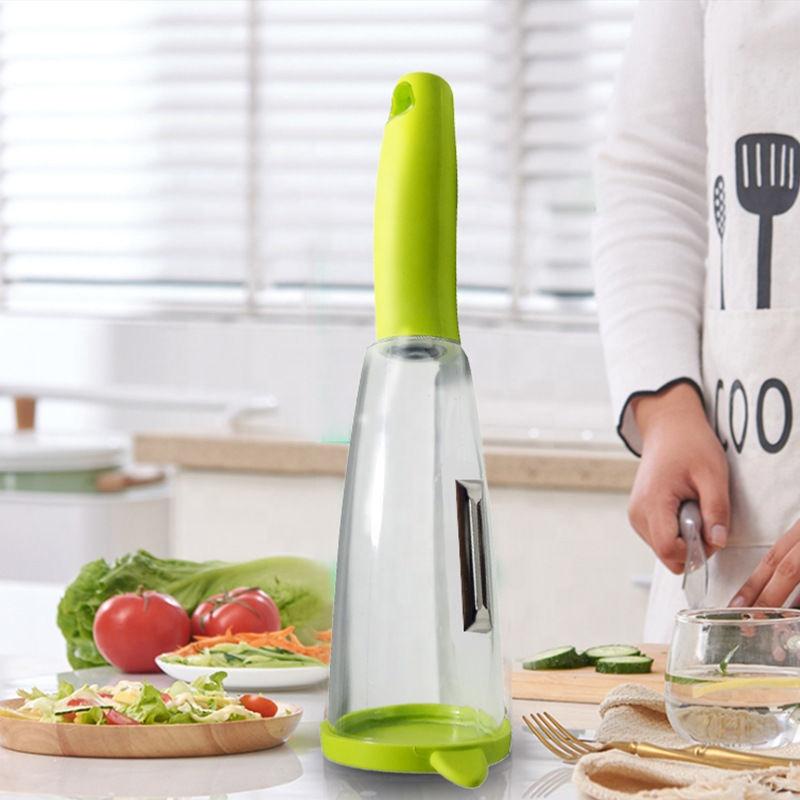 Kitchen Peeler With Storage Container
