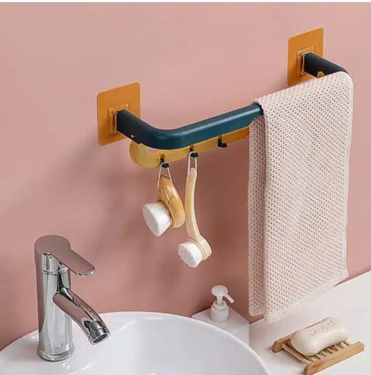 Folding Towel Shelf Organizer