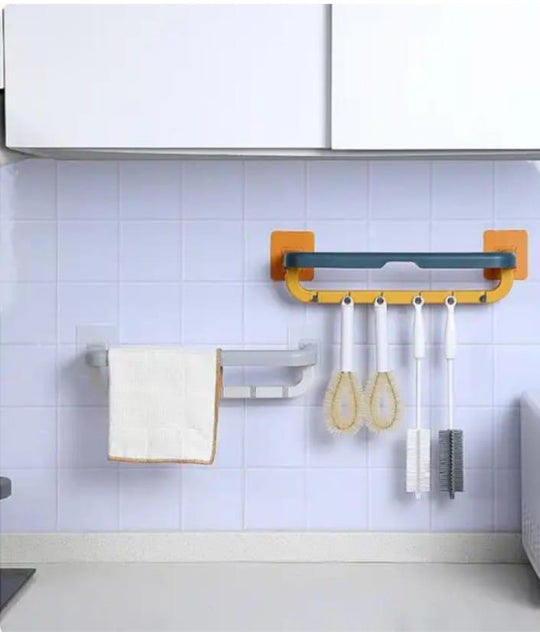 Folding Towel Shelf Organizer