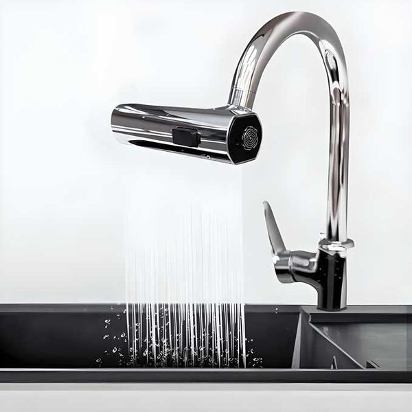 3-in-1 360° Waterfall Faucet Sprayer (with Adapter)