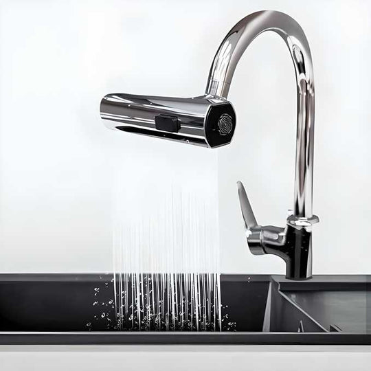 3-in-1 360° Waterfall Faucet Sprayer (with Adapter)