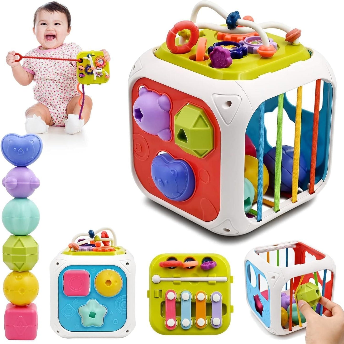 Montessori 7 in 1 Baby Sensory Toy
