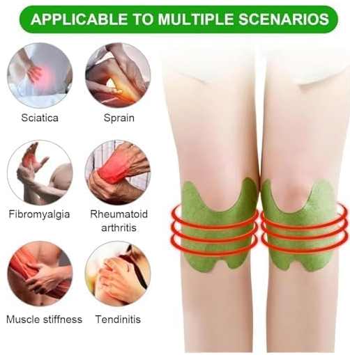 Herbal Pain Relief Knee Patches by (10 Patches)