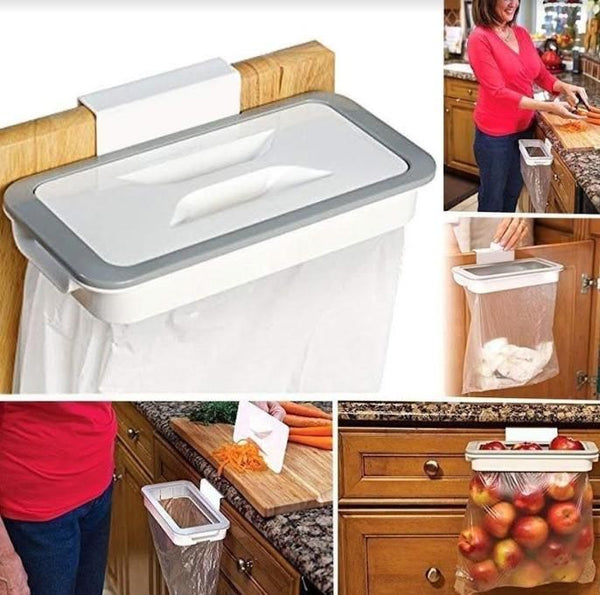 Clip-On Trash Bag Holder