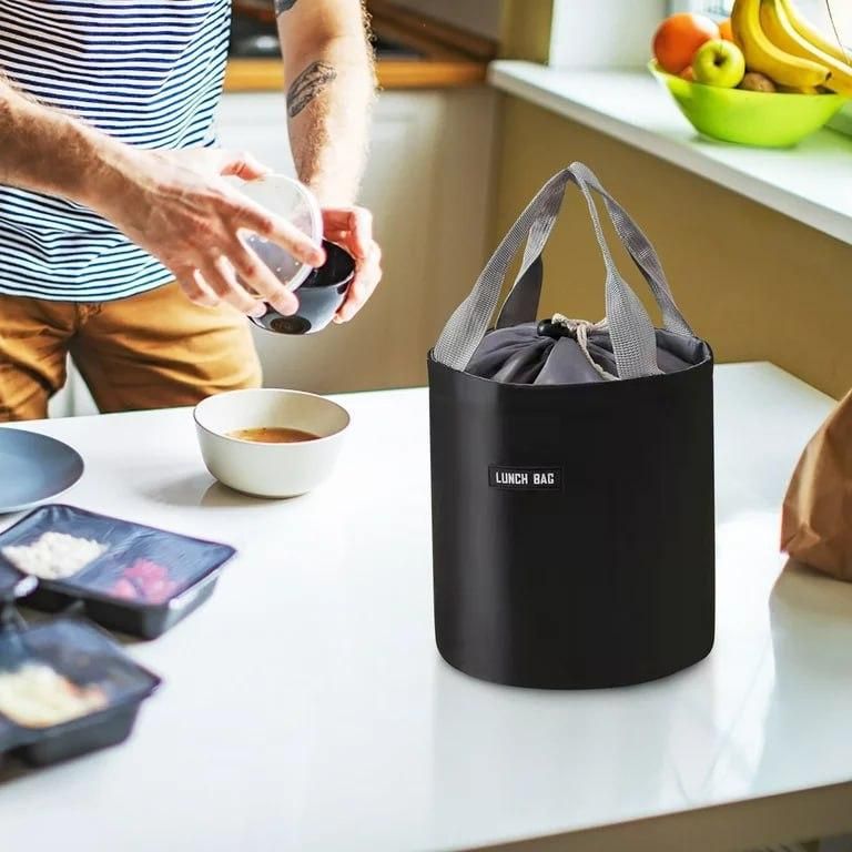 Cylindrical Insulated Lunch Bag