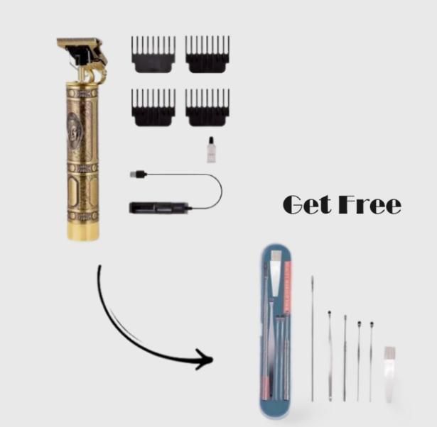 Trimmer & Shaver With Ear Cleaning