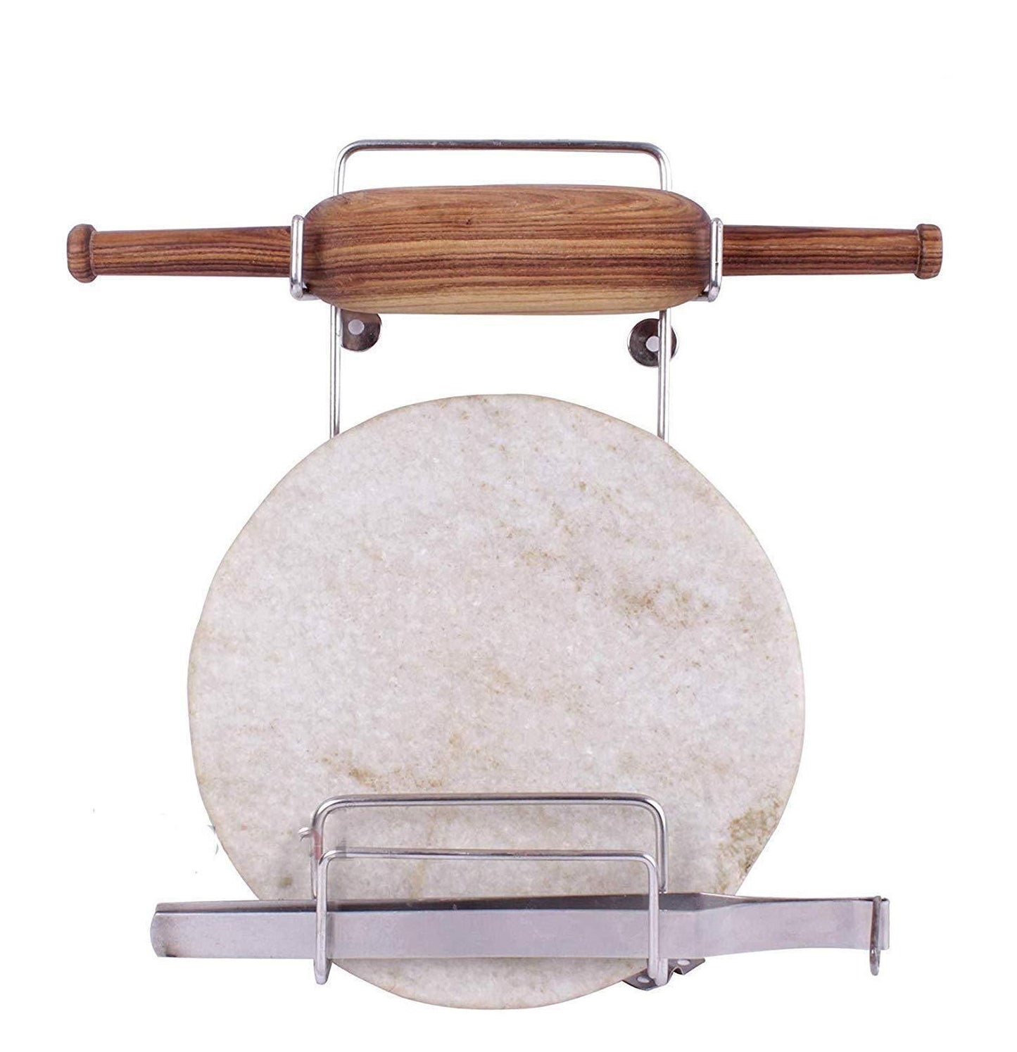 Wall-Mount Chakla Belan Stand