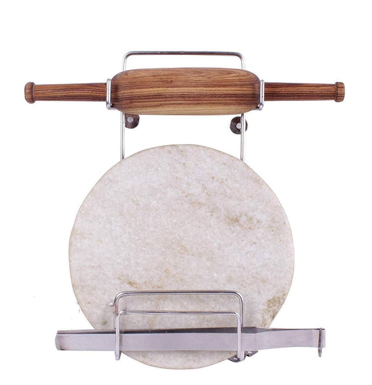 Wall-Mount Chakla Belan Stand