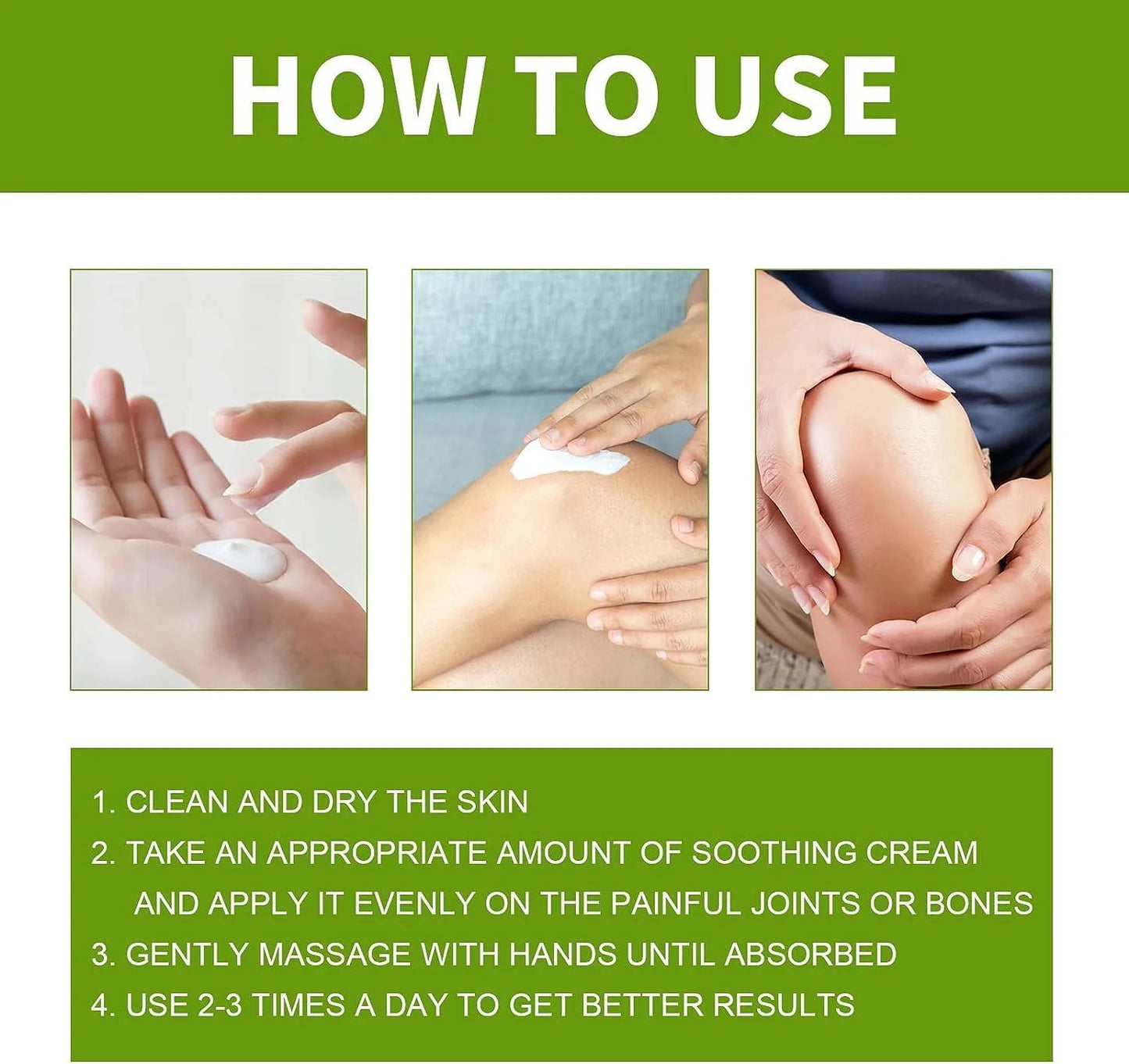 Bee Venom Joint and Bone Therapy Cream (Pack of 3)