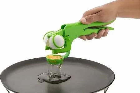 Plastic Handheld Egg Cracker with Separator