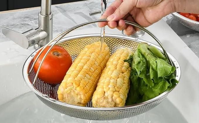 Stainless-Steel Mesh Rinse Basket