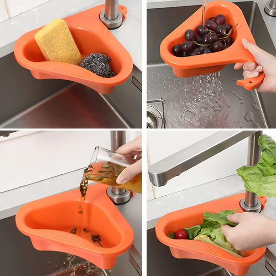 Plastic Kitchen Sink Organizer Corner (Pack of 2)