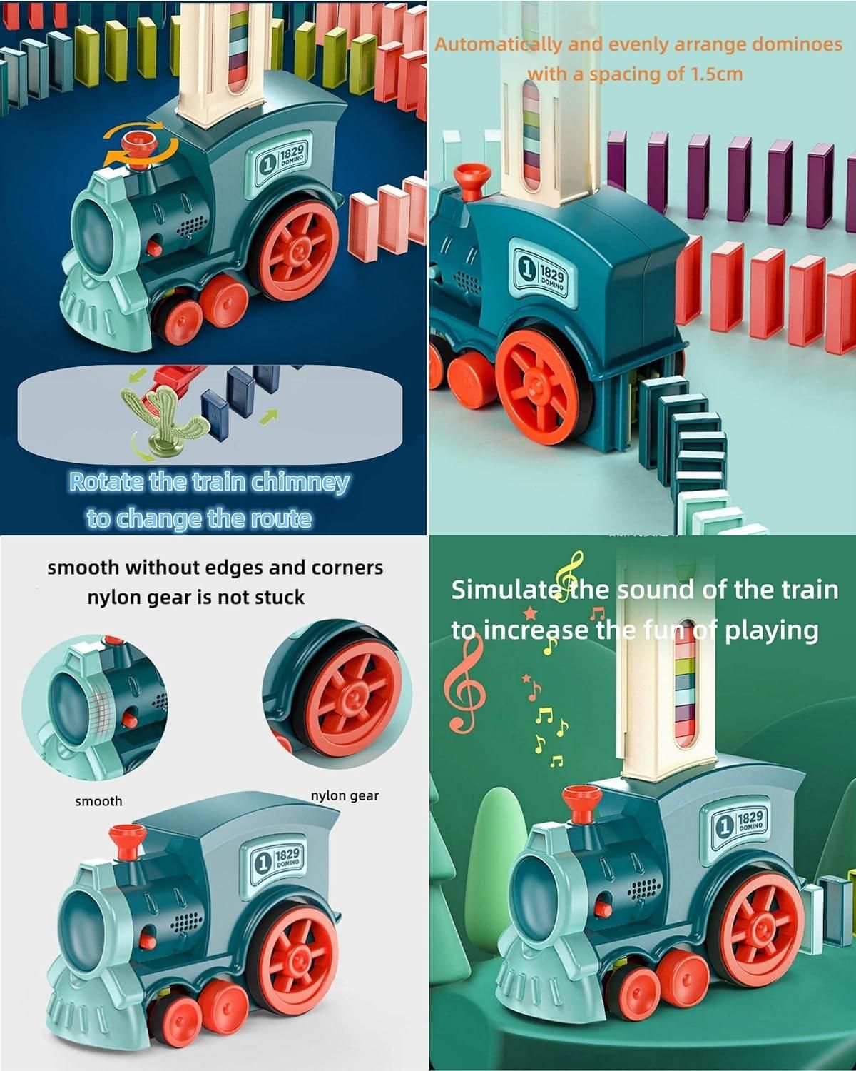 Toy Train Domino Set With Sound