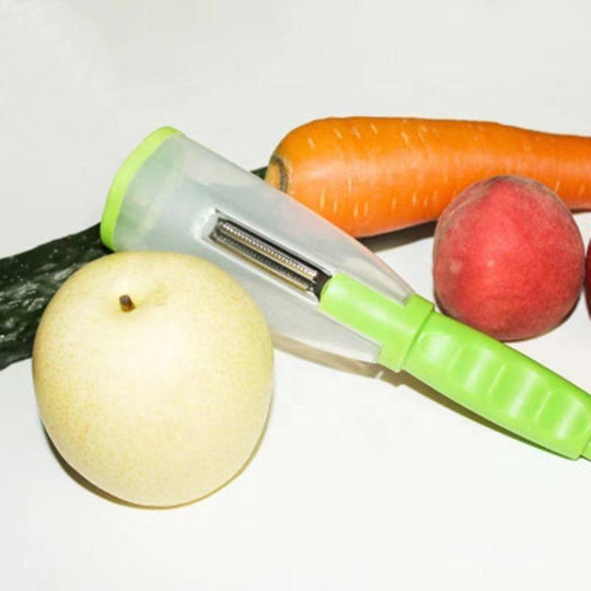 Kitchen Peeler With Storage Container
