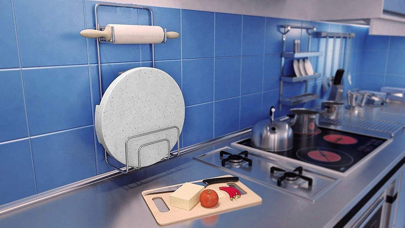 Wall-Mount Chakla Belan Stand