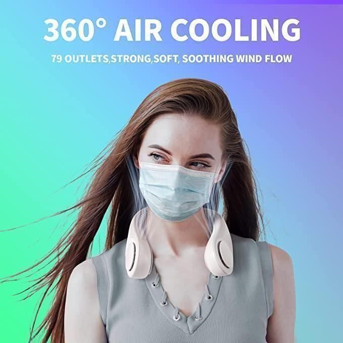 Portable Bladeless Hanging Neck Fan